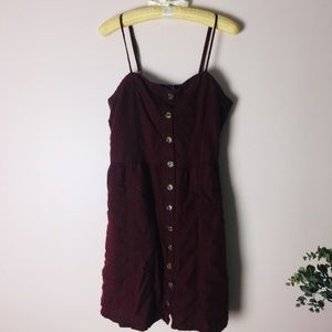 Universal thread maroon dress